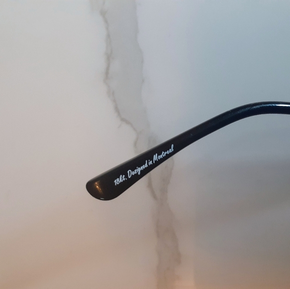 VINTAGE FRAMES COMPANY VF Snatch 18KT Gold Aviator Sunglasses OS - Picture 5 of 6